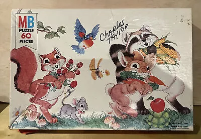 1981 Milton Bradley 60 Piece Cloverleaf Lane Puzzle Very Old Fragile See Photos • $10