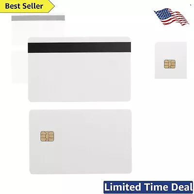 10 Pack White PVC Magnetic Stripe Cards - HiCo 2 Track - Secure & Compatible • $39.99