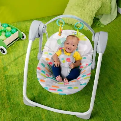 $49.98 • Buy Playful Paradise Portable Compact Baby Swing With Toys, Unisex, Newborn +