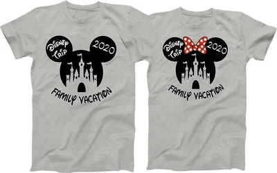 $12.89 • Buy Matching 2023 Disney Family Vacation Personalized Shirts Castle Custom
