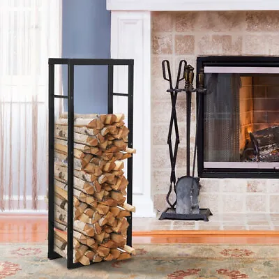 £52.95 • Buy Large Fireside Log Storage Rack Indoor Outdoor Wood Burner Metal Store Holder UK