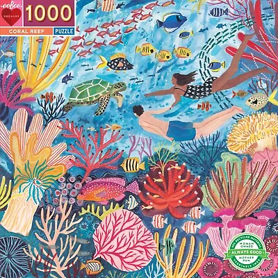 Coral Reef 1000 Piece Jigsaw Puzzle By EeBoo • $47.99