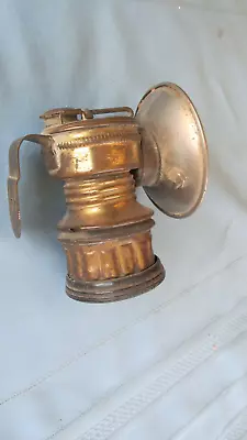 Brass Universal Lamp Company Guys Dropper Underground Miners Carbide Cap Lamp • $9.99