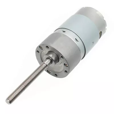 GB37-545 DC24V 720rpm Speed Reduction Gear Motor W/ Metal Gearbox M6 Screw Shaft • $25.95