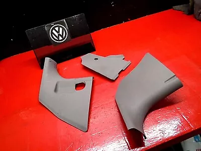 99-05 Vw Golf Mk4 Front Kick Panel Cover Molding Trim Driver & Passenger Gray X3 • $49.99