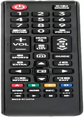 BN59-01247A Replace Remote Control For Samsung LCD LED 3D TV UA70KU6000W UA75KS9 • $20.39