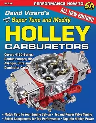 David Vizard's How To Supertune And Modify Holley Carburetors By David Vizard (E • £27.81