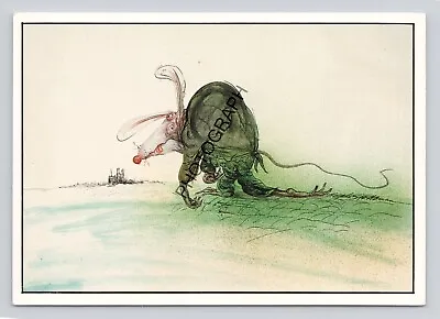 Postcard Art Ralph Steadman Quasimodo Mouse 1982 (J12) • £6.99