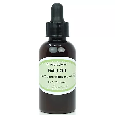 Emu Oils By Dr.adorable 100% Pure Organic Natural  0.5 Oz Up To Gallon! • $23.89