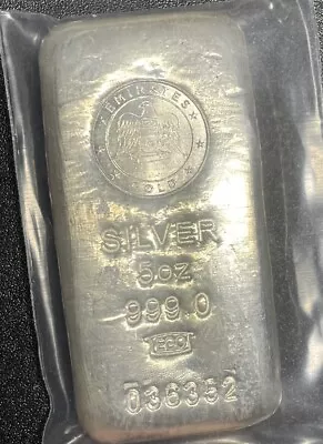 5oz Silver Bar .999 • £91.06