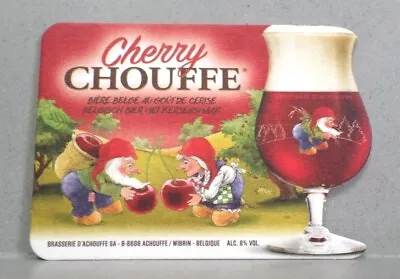 Sous Bock LA CHOUFFE Cherry / Belgian Beer / Brasserie D'Achouffe #1 • $1.60