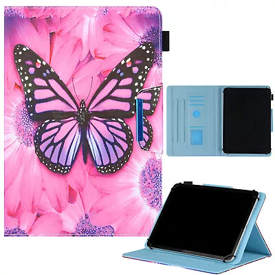 Printed Flip PU Leather Book Stand Universal Case Cover For 7'' 8'' 10'' Tablet • $14.99