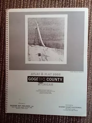 1978 Gogebic County Michigan Atlas & Plat Book Ironwood Bessemer Wakefield • $14.95