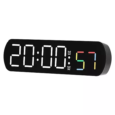 Voice Activated LED Alarm Clock With Temperature Humidity And Countdown Timer • $17.15