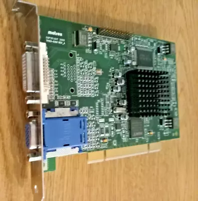 Matrox 7003-0301 PCI VGA Video Card DVI/VGA • $15