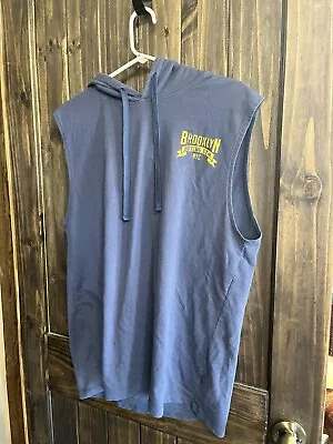 Fifth Sun NY Boxing Hoodie Sleeveless XL Brooklyn Boxing Gym • $9.99