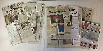 December 31 1999 And January 1 2000 TURN OF MILLENNIUM Newspapers • $8.96