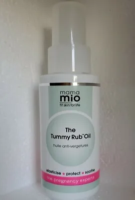 Mama Mio The Tummy Rub Oil Omega-Rich Elasticising Oil 120ml/4.1oz. New  • $24.99