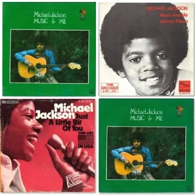 Michael Jackson Music And Me Just A Little Bit (4x7  Brazil Dutch Germany) • $125