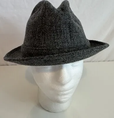 Stetson Kensington Hat Fedora Wool Blend Vintage Mens Small (6 3/4-6 7/8) Gray • $29.95