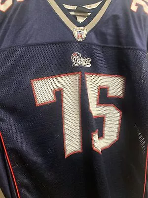 Vince Wilfork #75 New England Patriots Reebok NFL Jersey Mens Size Xl NWOT • $80
