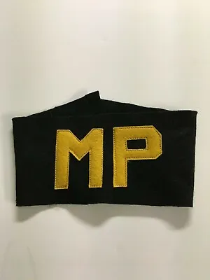 WWII US Army MP Military Police Armband Wool Felt Yellow Letters* • $11.99