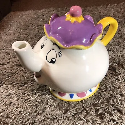 Disney Mrs. Potts Teapot Cookie Jar Beauty & The Beast Treasure Craft • £19.99