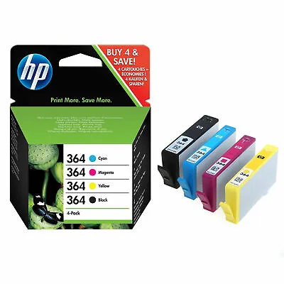 Genuine HP 364 Combo / 364XL Black And Colour Ink Cartridges Photosmart Lot Vat • £25.99