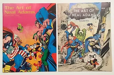 Art Of Neal Adams Volume One & Two (1975 / 1977) Superman & Batman (fn-) Rare • $80