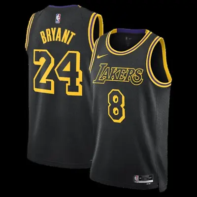 Kobe Bryant LA Laker Mamba  City Edition Swingman Jersey (FN7297-010) SMALL • $199