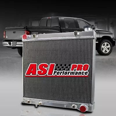 4 Row Aluminum Radiator Fit 2005~2011 2010 2007 Dodge Ram Dakota 3.7L V6 4.7L V8 • $199