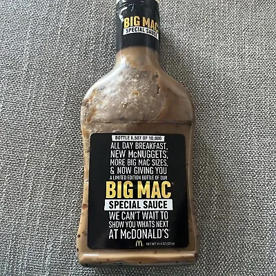 McDonald's Big Mac Special Sauce Bottle #6507 LIMITED EDITION Only 10000 Made! • $92.12