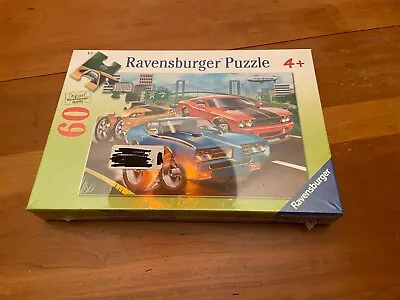 NEW Sealed Ravensburger 60 Pieces Jigsaw Puzzle Muscle Cars #095919 • $11.97