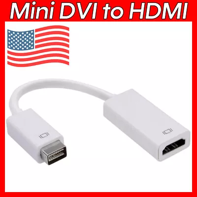 6  Mini DVI To HDMI Adapter Cable Converter Video Adapter For MacBook IMac • $11.99