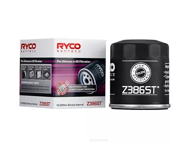 Oil Filter Z386ST Ryco For Toyota Yaris 1.5LTP 1NZ FE NCP91 Hatchback 1.5 • $16.81