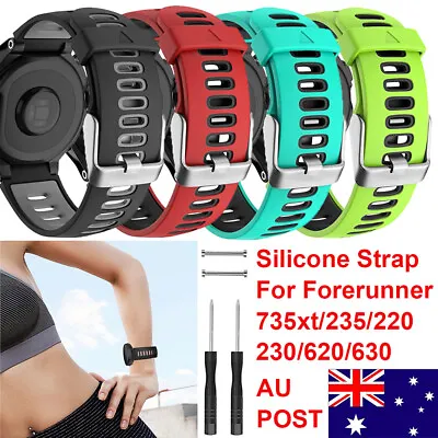 Silicone Watch Band Strap Bracelet For Garmin Forerunner 735 235 Approach S20 S6 • $12.99