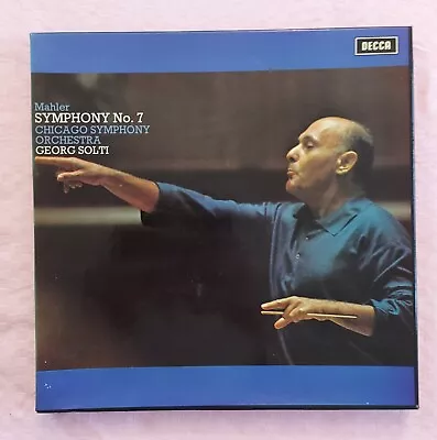 SET 518/9 - SIR GEORG SOLTI - MAHLER Symphony No.7 - DECCA 2x LP Box • £2.99
