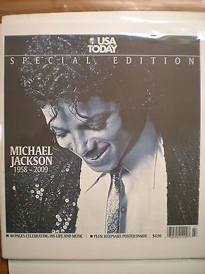 Michael Jackson USA Today Special Edition Commemorative With Keepsake Poster  • $16.95