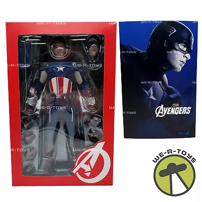 Marvel The Avengers Captain America Action Figure 2012 Hot Toys #MMS174 USED • $139.95