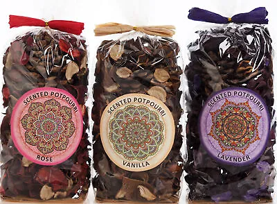 Karma Pot Pourri Fragrance Bags - Vanilla Lavender Rose (Set Of 3) • £11.99