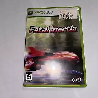 Fatal Inertia (Microsoft Xbox 360 2007)  Cib W/ Registration Card Tested/work • $179.99