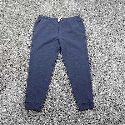 Marine Layer Sweatpants Mens XL Heather Blue Weekend Sport Stretch Taper Jogger • $34.87