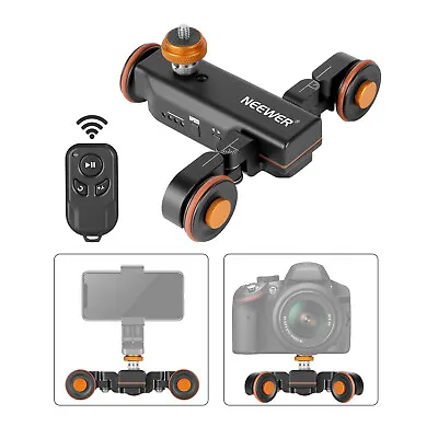 Neewer Motorized Camera Video Dolly With Scale Indication Electric Track Skater • $77.94