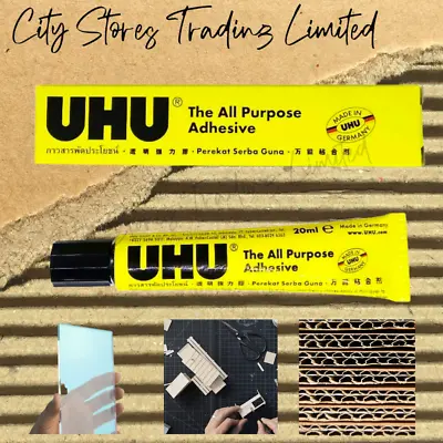 £0.99 • Buy 20ml Uhu Glue  All Purpose Glue Adhesive Strong Clear Fabric Wood Metal Plastic