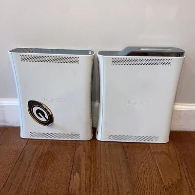 $40 • Buy Microsoft Xbox 360 And Elite White Console RROD Red Ring Of Death For Parts Only