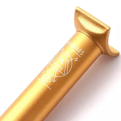 BMX Seatpost Pivotal 7 7/8in 1in KHE 7005 Aluminium Only 4.87oz Gold Yellow • $13.99