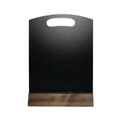 A3 Handheld Table Top Pub Restaurant Display Blackboard Chalk Board With Plinth • £8.60