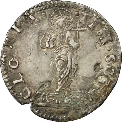 [#652342] Coin ITALIAN STATES Andrea Gritti (1523-1538) Lira Venezia VF • $362.70