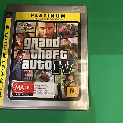 Grand Theft Auto 4 IV - Manual + Map - Sony PlayStation 3 PS3 • $7