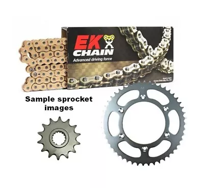 EK Gold X-Ring Chain & Steel Sprocket Kit For 2004-2016 Yamaha XT660R 15/45 • $218.45